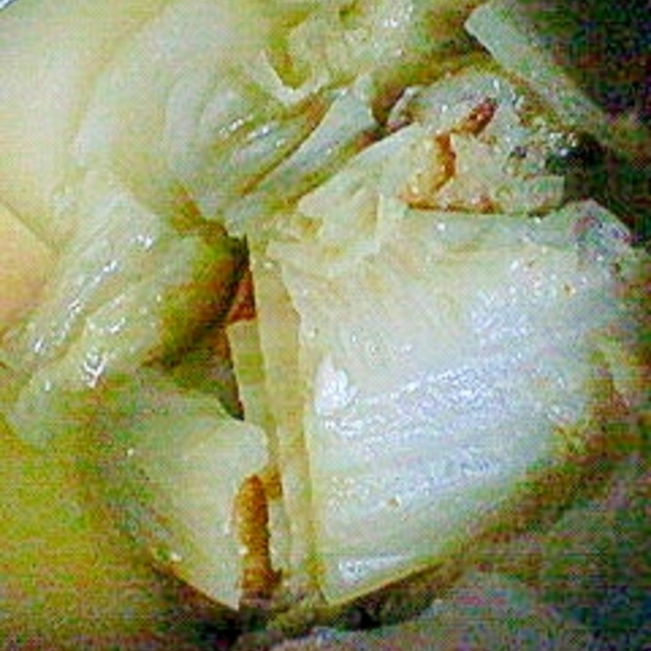白菜とさつま揚げの味噌汁